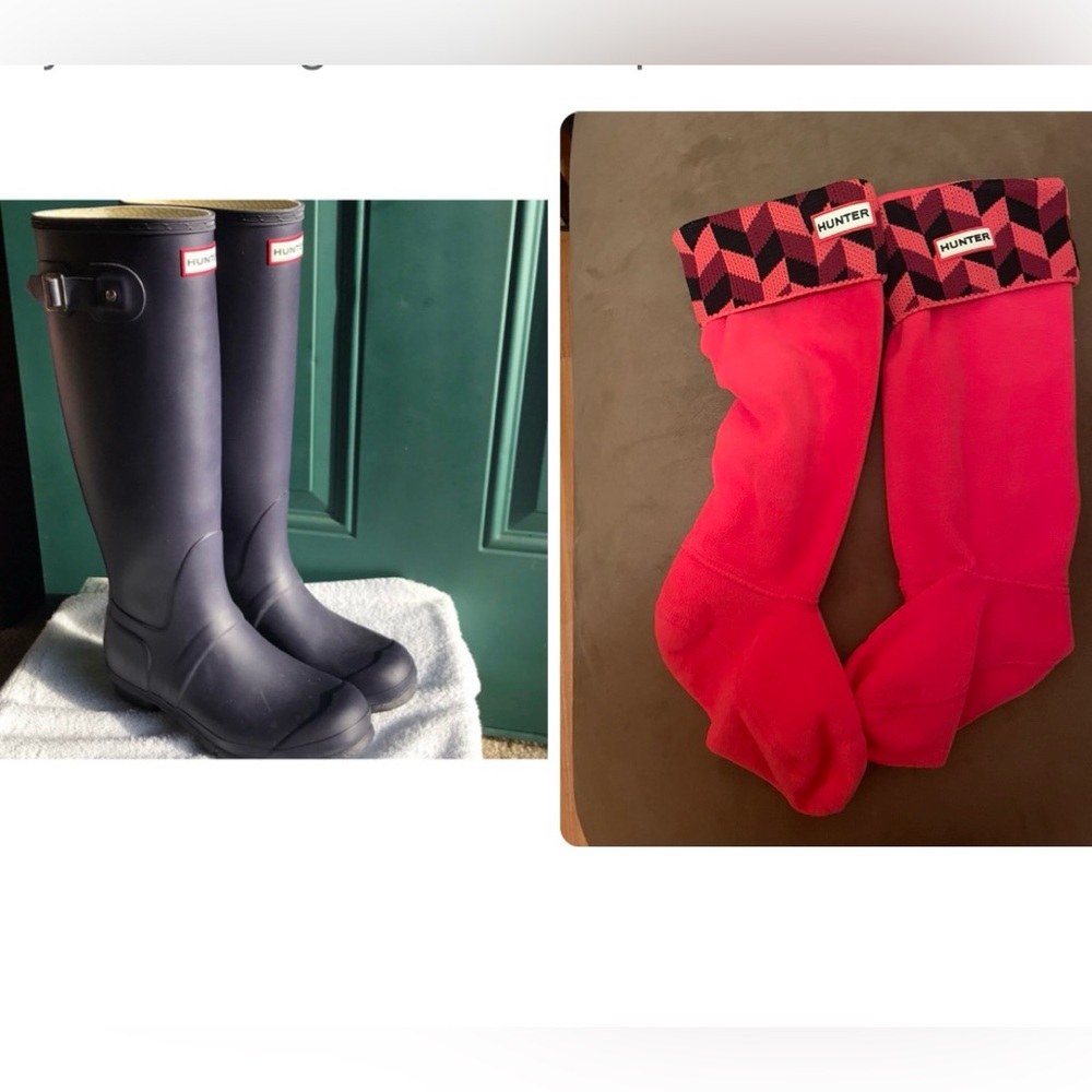 Tall Hunter Rainboot W/ Hunter Boot Socks